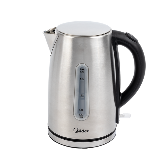 Midea Deluxe Stainless Steel Kettle and Toaster Breakfast Pack
