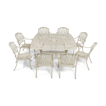 Anray 8 Seater Protea with 164cm x 164cm Patio Table Set SQUARE - Sand - image 01