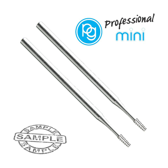 PG Steel Engraving Cutters 1.4mm. Cylindrical Shank 2.35mm 2 Piece - image 01