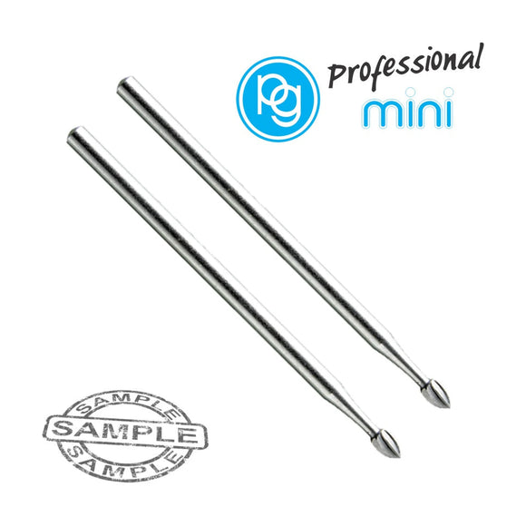 PG Steel Engraving Cutters2.3mm Flame Shank 2.35mm 2 Piece - image 01