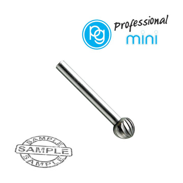 PG Steel Milling Cutter 6mm. Ball. Shank 3mm - image 01