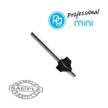 PG HSS Rounding Off Cutter 3mm. Convex Prof. Shank 3mm - image 01