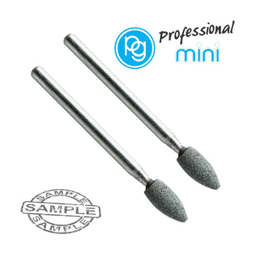 PG Silicon Carbide Stones 5 x 10mm Flame Shank 3mm 2 Piece - image 01