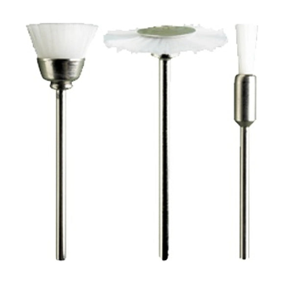 PG Assorted White Nylon Brushes. 3 Piece - image 01