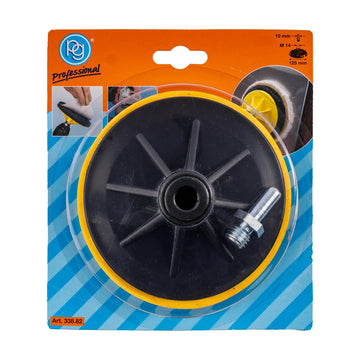 PG Backing Pad Hook & Loop 125mm 14m + Arbor - image 01