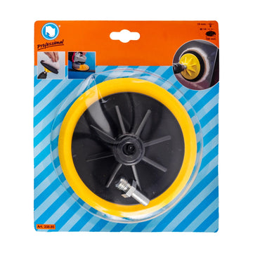 PG Backing Pad Hook & Loop 150mm 14m + Arbor - image 01