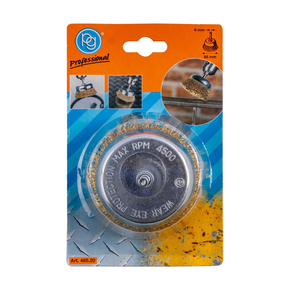 PG Wire Cup Brush 85mm - image 01
