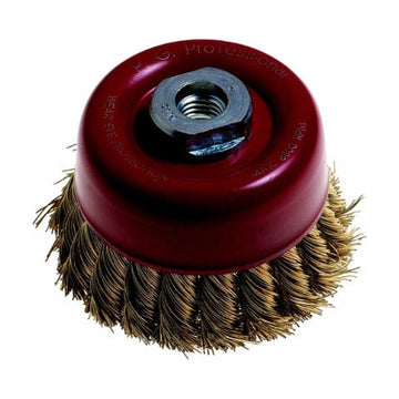 PG Wire Cup Brush Knotted 100mm - image 01