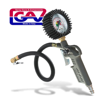 GAV Tyre Inflator with Gauge in Blister - image 01