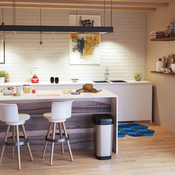 Kis by Keter Dual Swing Bin Steel Small 10L in Home and Décor