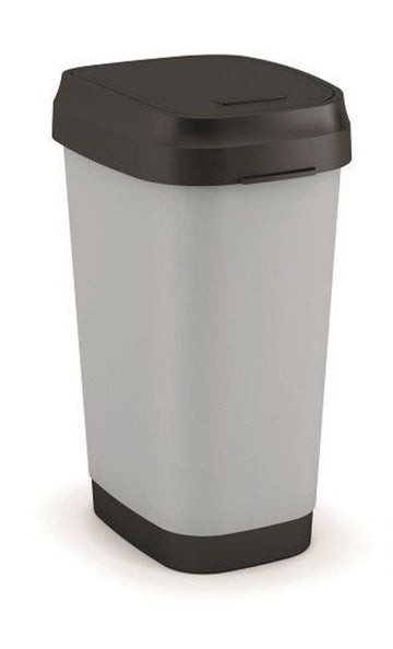 Kis by Keter Dual Swing Bin Steel Small 10L in Home and Décor