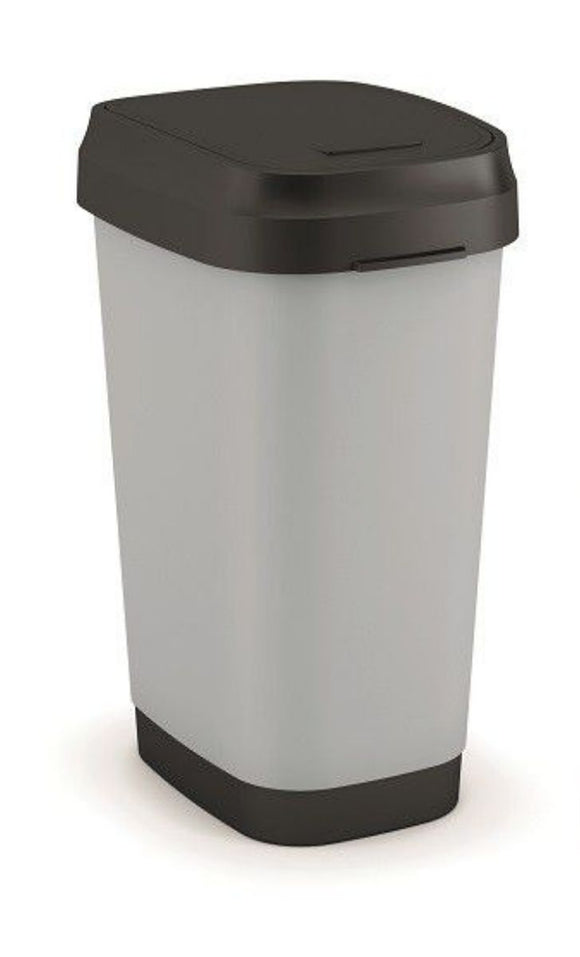 Kis by Keter Dual Swing Bin Steel Small 10L in Home and Décor