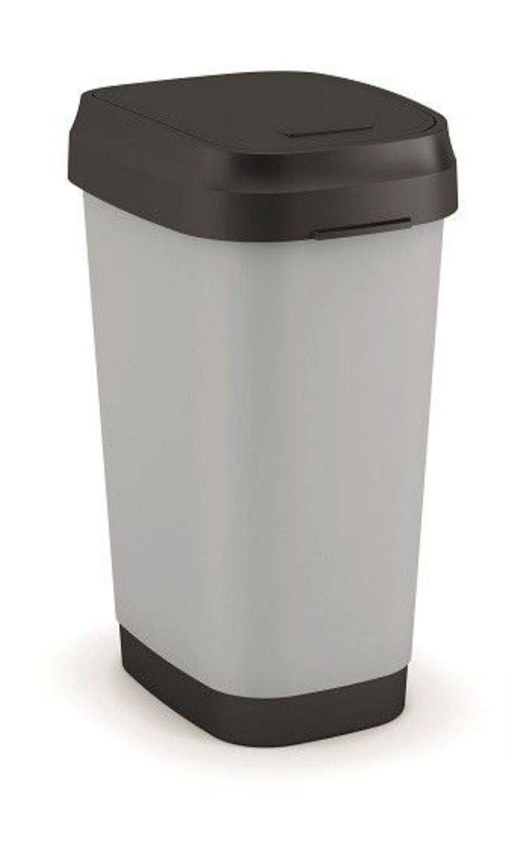 Kis by Keter Dual Swing Bin Steel Small 10L in Home and Décor