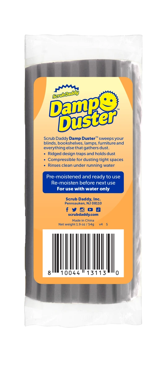 Damp Duster Sponge Silver 1Pk - image 01