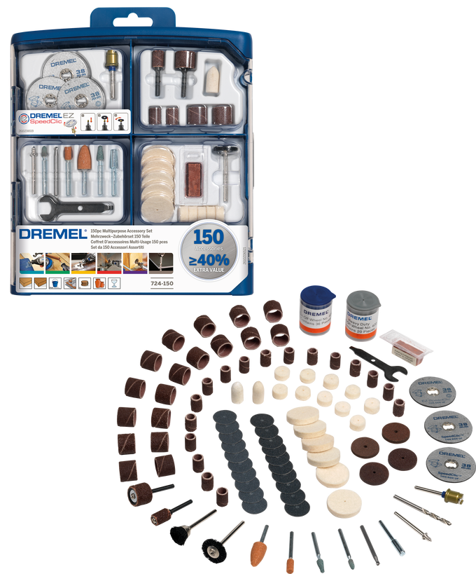 Dremel 150Pc Accessory Set