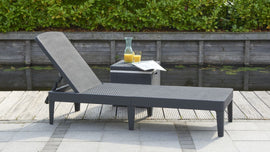 Keter Jaipur Lounger Graphite in Garden & Outdoor,Furniture