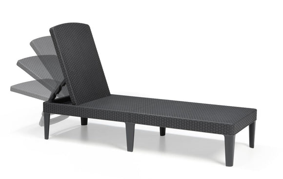 Keter Jaipur Lounger Graphite in Garden & Outdoor,Furniture