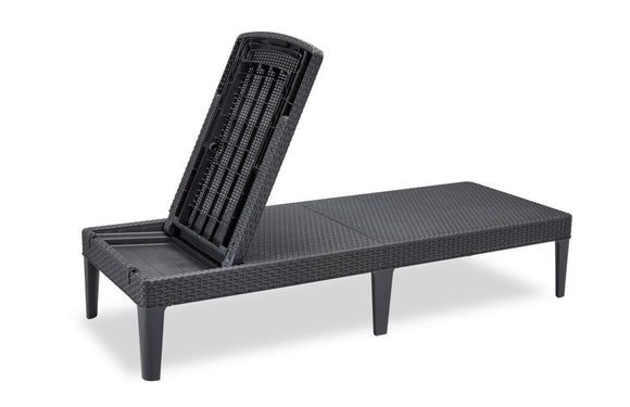 Keter Jaipur Lounger Graphite in Garden & Outdoor,Furniture