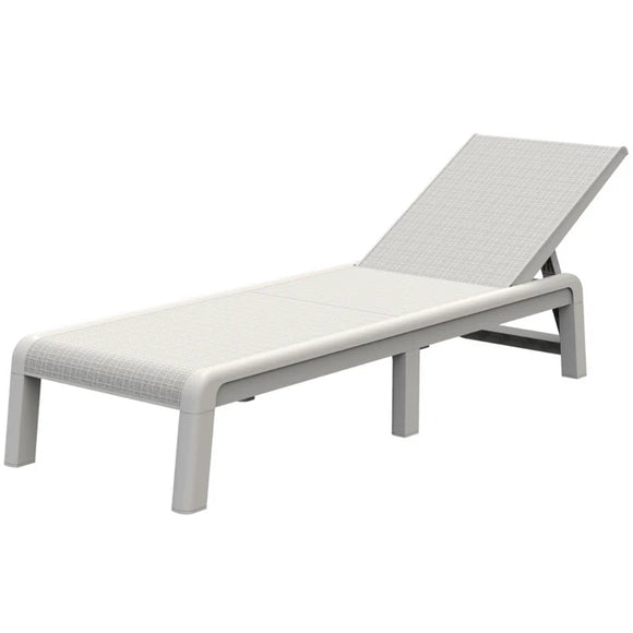 Keter Mallorca Sun Lounger White