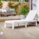 Keter Mallorca Sun Lounger White-2