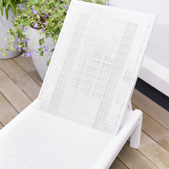 Keter Mallorca Sun Lounger White