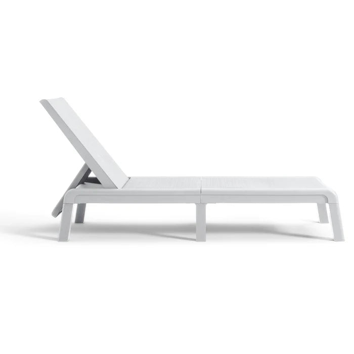 Keter Mallorca Sun Lounger White