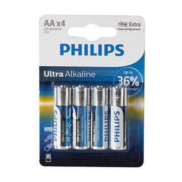 Philips Ultra Alkaline AA Batteries 1.5V 4 Pack - image 01