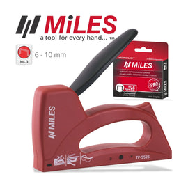 Miles Staple Gun Kit ABS Body Includes 22g 8mm JT21 Stap Reload Ind - image 01