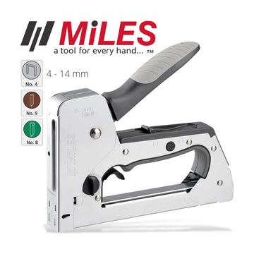Miles Staple Gun 18g Trigger Shot 3 in 1 BRAD12 - 14 Hl Pin 14 Stap T50 6-14mm - image 01