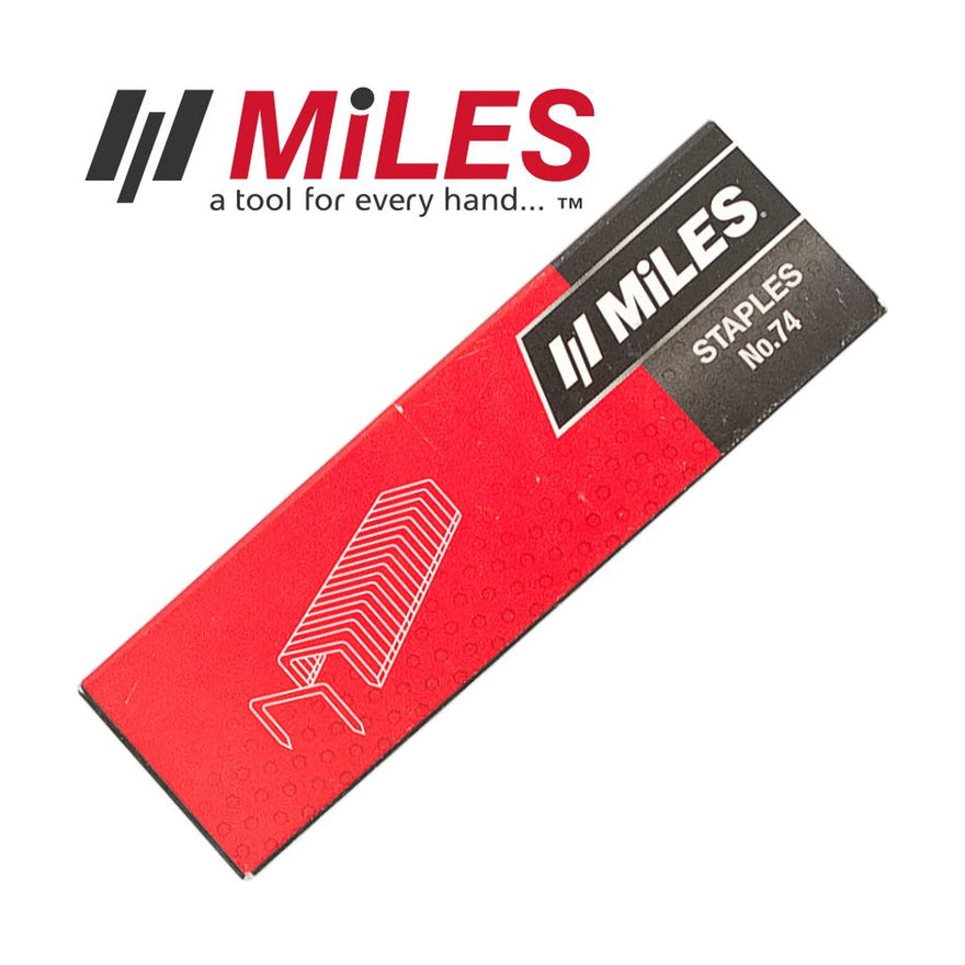 Miles Galvanised Staples 7mm x 5040 for Tape Tool No. 74 - image 01