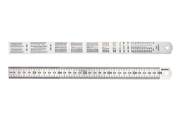 Groz Ruler Stainless Steel 150mm GRO5200 in Tools