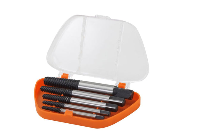 Groz Screw Extractor Set 5Pc 1mm-5mm GRO1205 in Tools