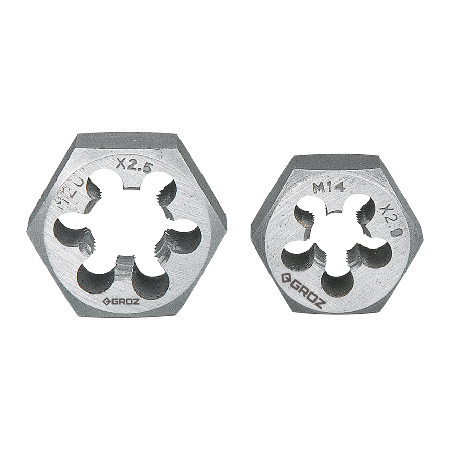 Groz Dienut Carbon Steel Metric Coarse 12Mm Gro1610 in Tools