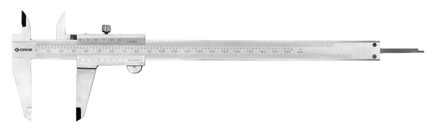 Groz Vernier Caliper 200mm 530-108 GRO0033 in Tools