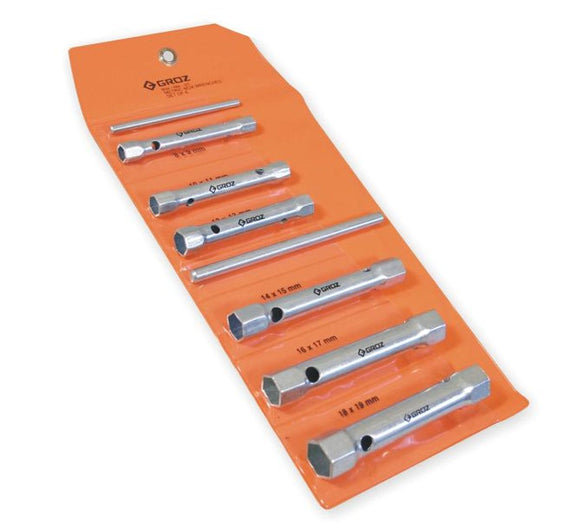 Groz Tube Spanner Set 8 To 19mm Bw6Mst GRO5750 in Tools