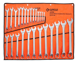 Groz Spanner Combination Set 6-32mm 26Pc GRO3653 in Tools
