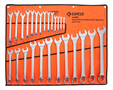 Groz Spanner Combination Set 6-32mm 26Pc GRO3653 in Tools