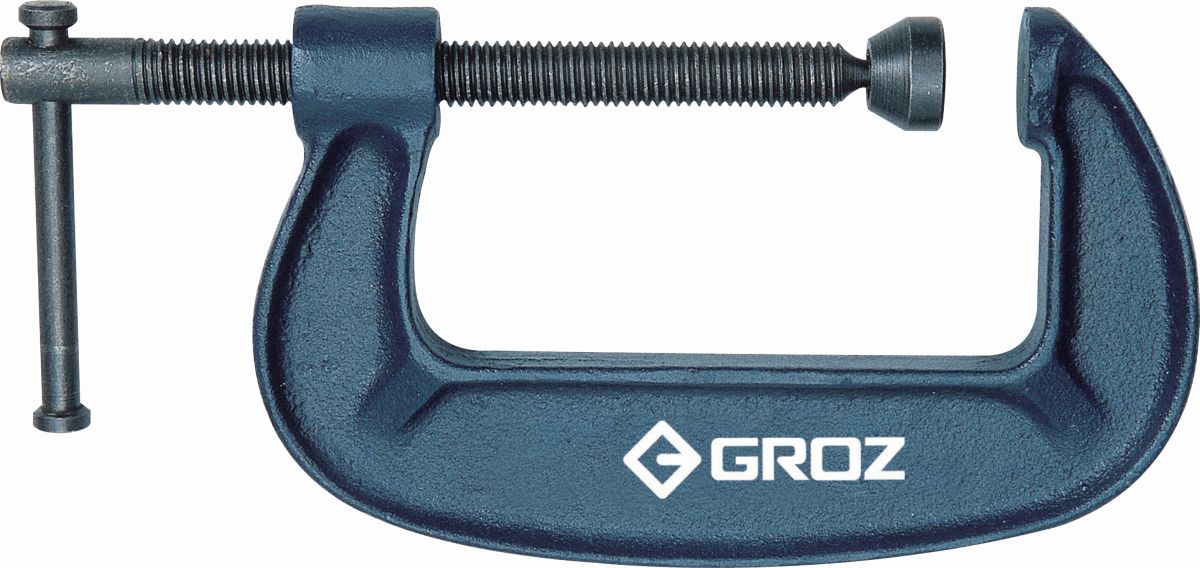 Groz G-Clamp Ribbed 75mm GRO1390 in Tools