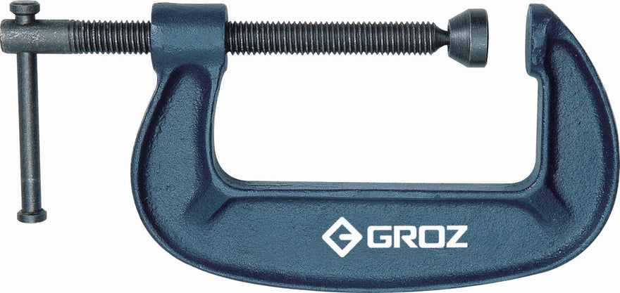 Groz G-Clamp Ribbed 250mm GRO1410 in Tools