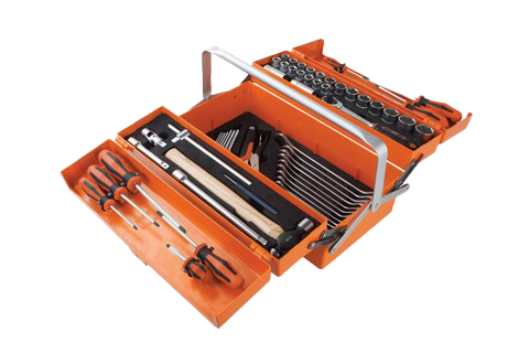 Groz Toolkit 65Pc with 5 Tier Alumunium Toolbox GRO7999 in Tools