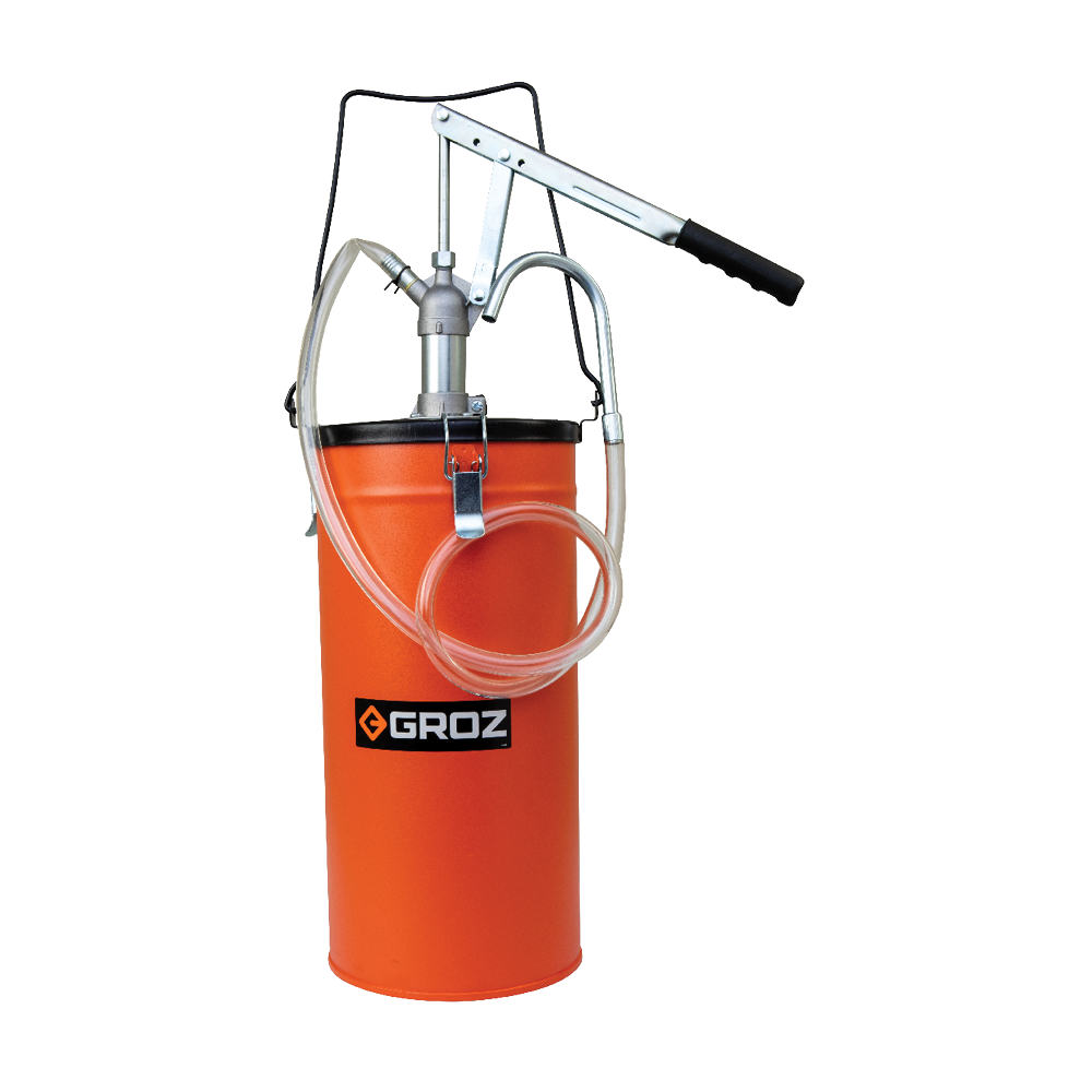 Groz Pump Oil Lube Dispenser Bucket GRO2164 in Tools