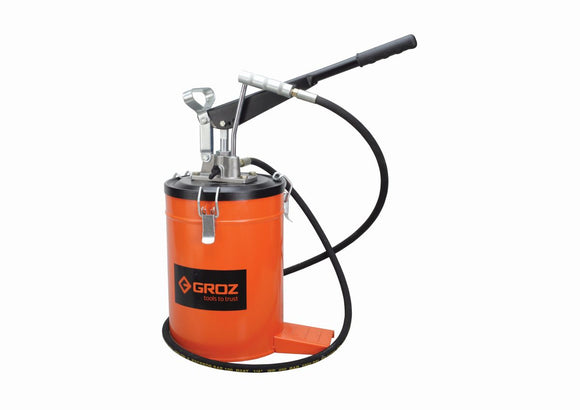 Groz Grease Pump Bucket HP 10Kg GRO2183 in Tools