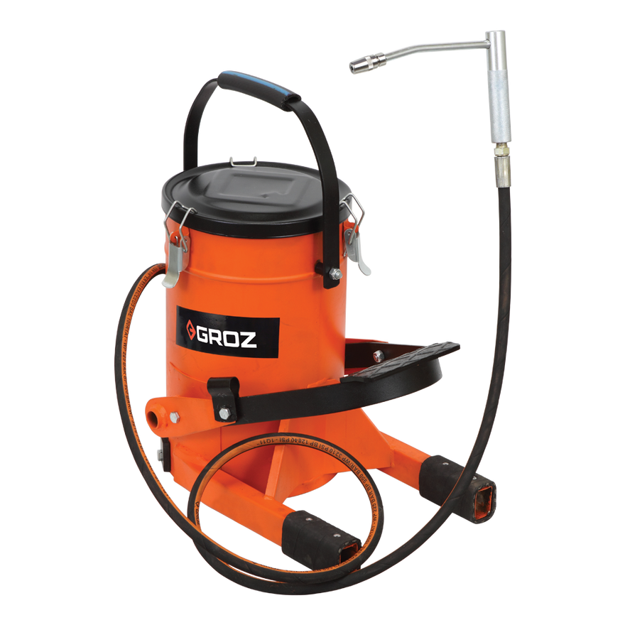 Groz Grease Pump Foot 10Kg GRO2137 in Tools
