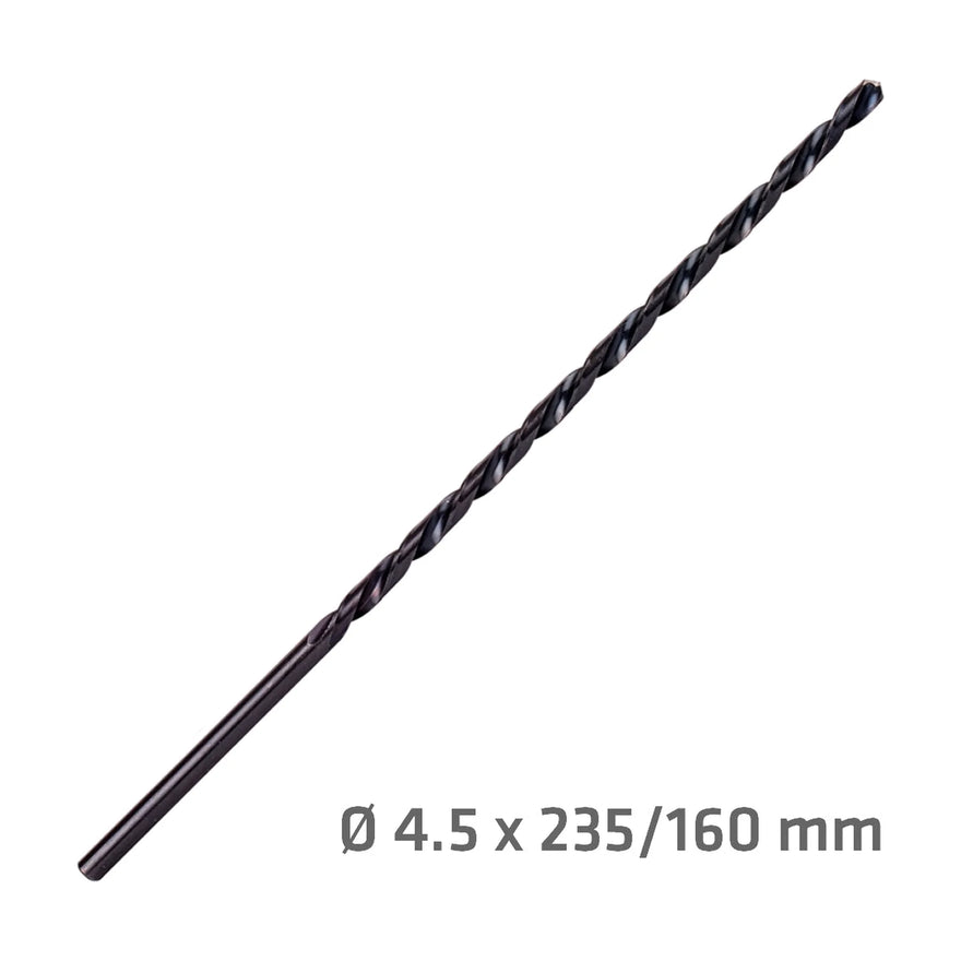 Alpen HSS Drill Bit 4.5mm 235 X 160 Extra Long - image 01