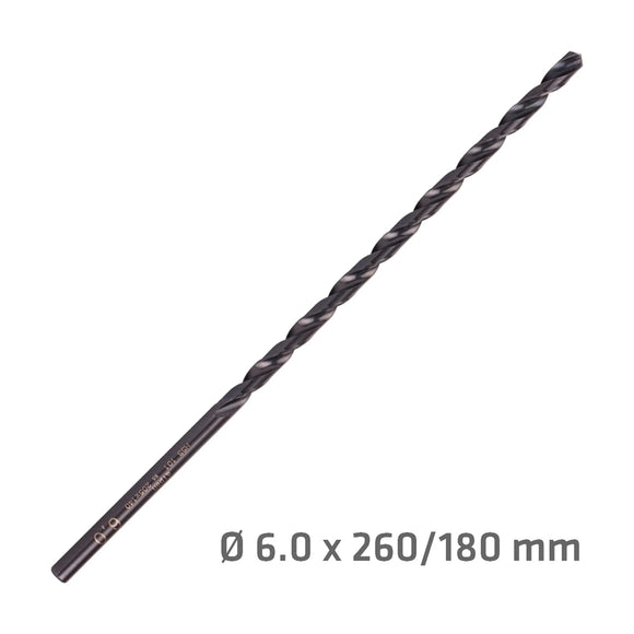 Alpen HSS Drill Bit 6mm 260 X 180 Extra Long - image 01