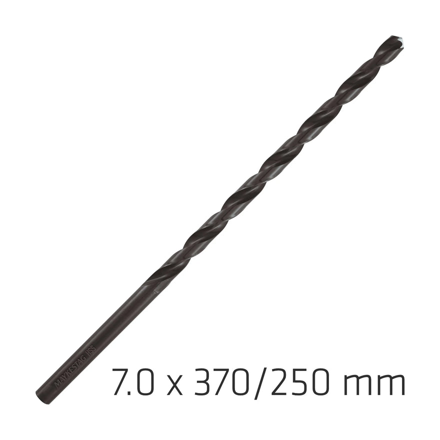 Alpen HSS Drill Bit 7mm 370X250mm Extra Long - image 01