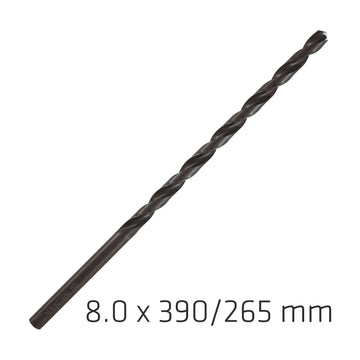 Alpen HSS Drill Bit 8mm 390X265mm Extra Long - image 01