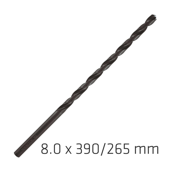 Alpen HSS Drill Bit 8mm 390X265mm Extra Long - image 01