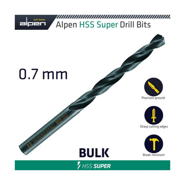 Alpen HSS Super Drill Bit 0.7mm Bulk - image 01