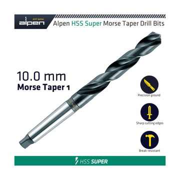 Alpen HSS Super 10mm Morse Taper 1 Shank - image 01